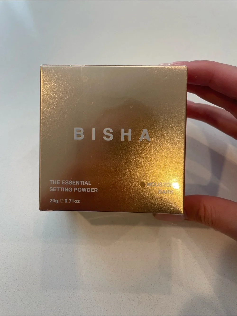 NWT NIB Bisha The Essential Setting Powder Houston Dark
